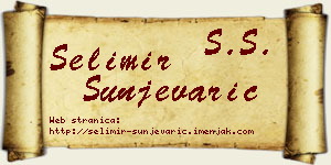 Selimir Šunjevarić vizit kartica